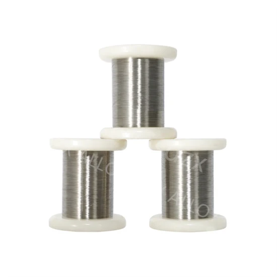 Precios de alambre de aleación elástica de nitinol, aleación con memoria de forma de níquel y titanio Ni42crti